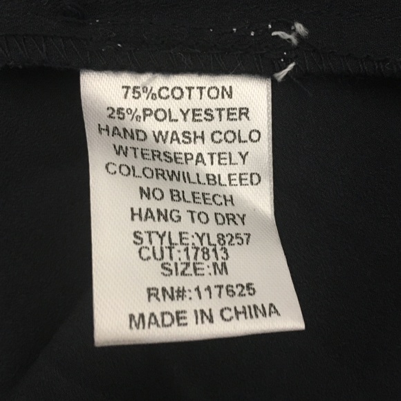 Ya Los Angeles Black Sleeveless Shift Dress M - Picture 5 of 5